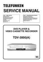 Telefunken TDV-3000-A-Service-Manual